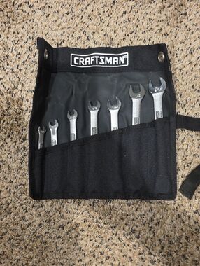 Craftsman Standard Open-End Wrench Set 1/4-9/16